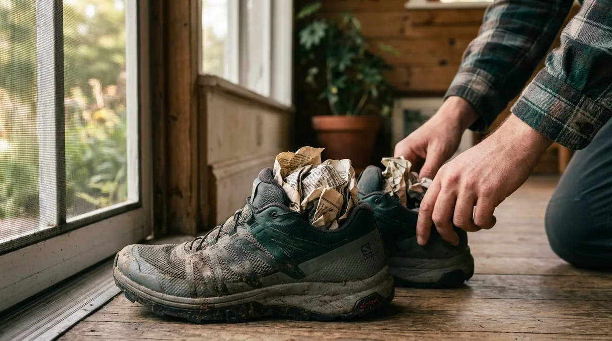 Gentle Drying Methods for Slightly Damp Shoes