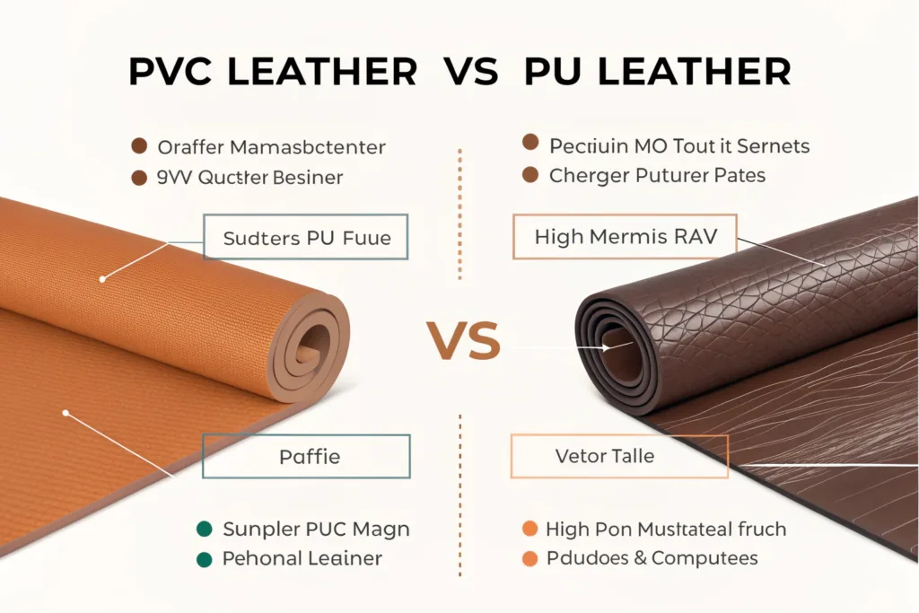 Polyurethane (PU) Leather vs. Polyvinyl Chloride (PVC) Leather