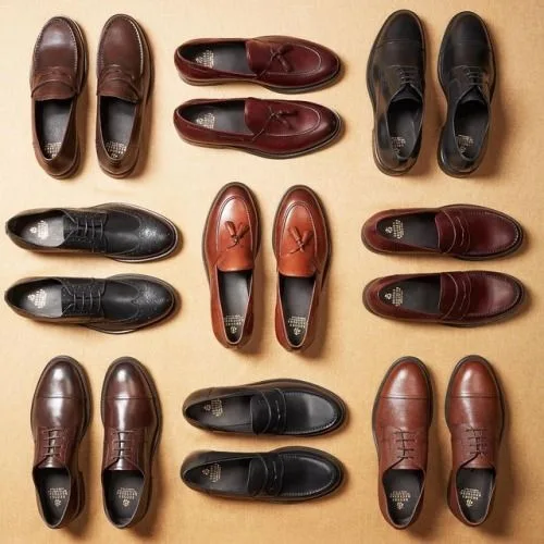 What are the different types of dress shoes?