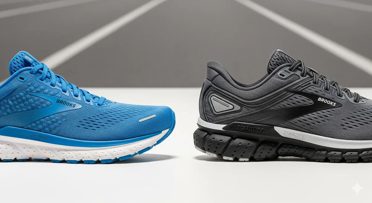 What is the difference between stability and neutral running shoes?