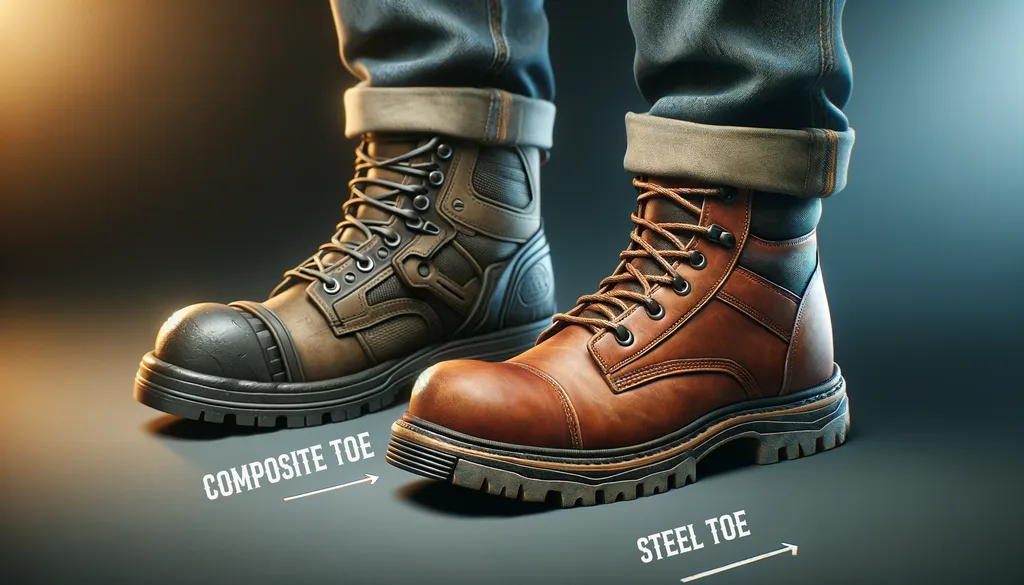 What is the difference between steel toe and composite toe shoes?